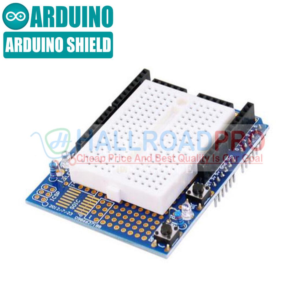 Arduino UNO Proto Shield With SYB-170 Mini Breadboard in Pakistan